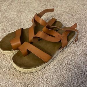 Brown Strappy Sandals